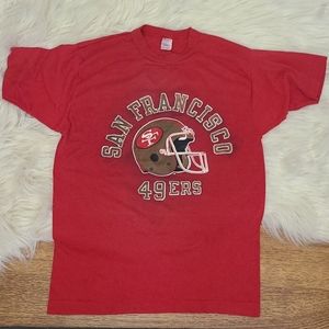 True Vintage San Francisco 49ers red & gold tshirt sm